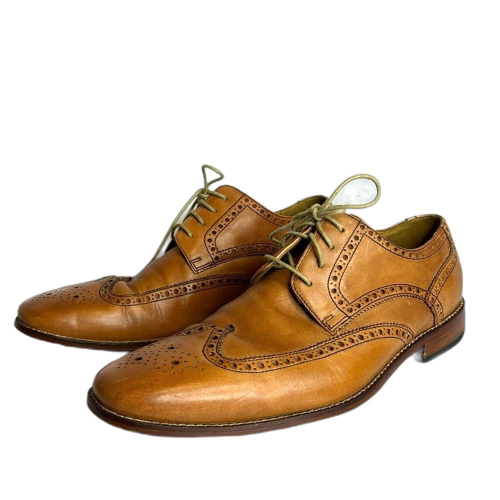 Cole Haan Air Giraldo Oxfords Dress Shoes Mens Size 11.5 M Brown Leather Wingtip